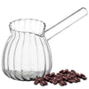 Swirl Glass Coffee Pot, Borosilicate Glass - CRYSTALIA GLASS